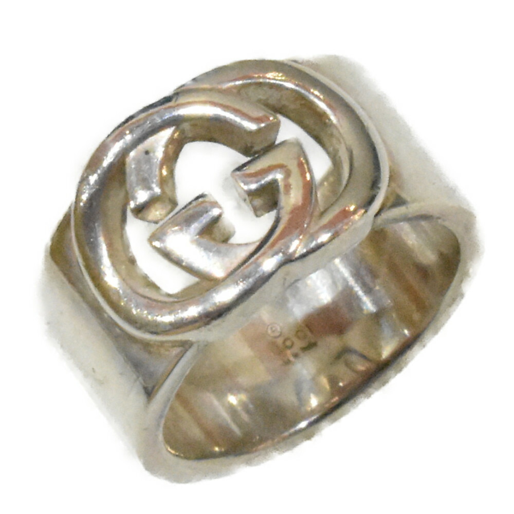 Gucci Interlocking Ring Silver - image 1